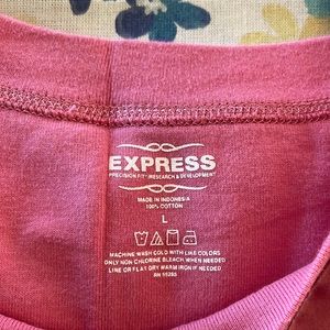 Mauve pink Express fashion Tee